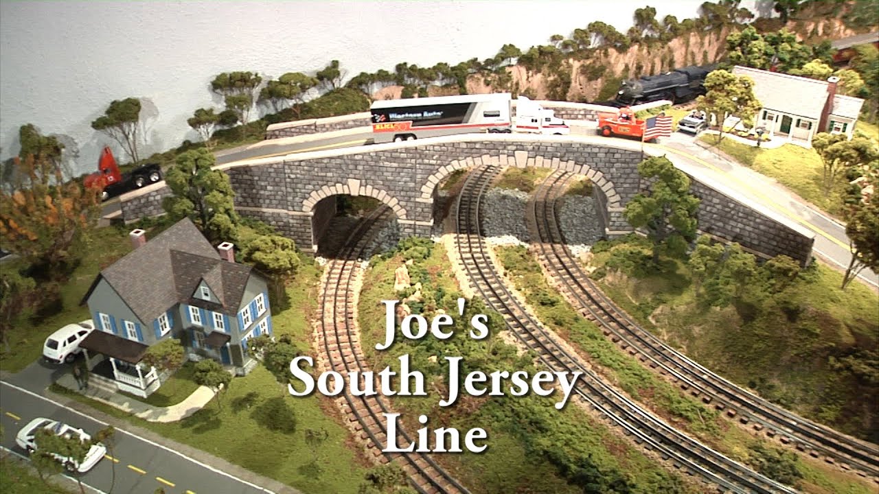  Jersey Line Lionel Rail Transport Model Train Layout O Scale - YouTube