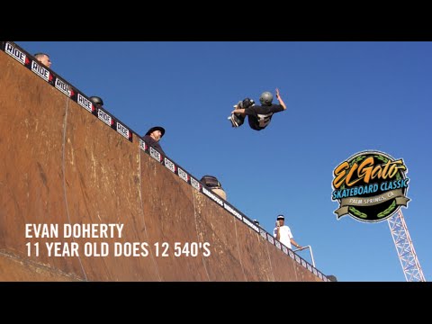 11 Year old does 12 540's in a row