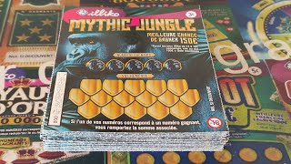 Mythic Jungle Fdj 2025 Grattage Du Carnet Complet