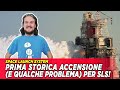 Prima storica accensione (con qualche problema) per SLS !