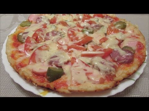 Пицца в домашних условиях с майонезом