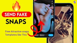 How to SEND Attractive Fake SNAPS on Snapchat ! Gallery se Snap kaise bheje ! Ho
