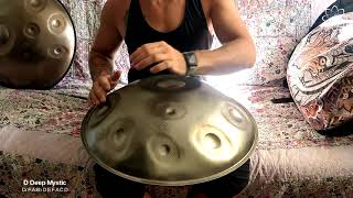 Stainless steel Deep Mystic 10 Atom Handpan