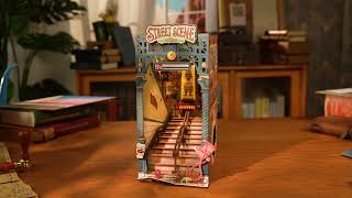 New Rolife Street Scene Diy Book Nook A Miniature Citywalk On Your Shelf