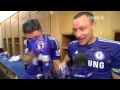 Terry and Cahill: Champagne moment