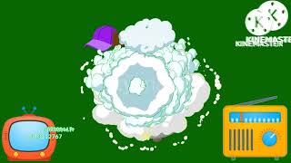Fight Cloud Green Screen With Emojis And Drawings And Clic Stickers