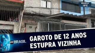 Garoto de 12 anos é detido suspeito de violentar a vizinha, de 5 | SBT Brasil (0