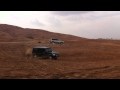 AMG G55 drift in dubai desert