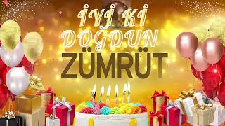 Zümrüt - Doğum Günün Kutlu Olsun Zümrüt