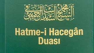 Hatme-I Hacegan Duası Mealli- İshak Danış