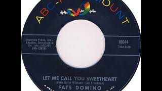 Watch Fats Domino Let Me Call You Sweetheart video