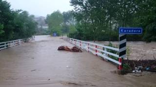Bartın Sel Altında Kaldı Vatandaş Mahsur