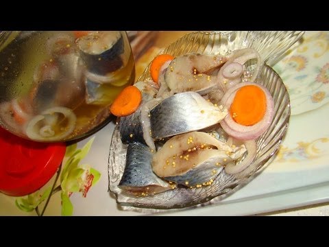 Маринованная селедка в домашних условиях видео