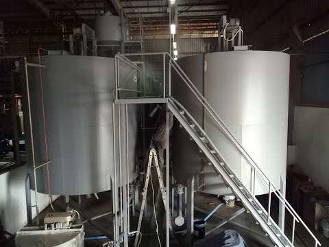 Industrial Stainless Steel Tank Systems Anti Corrosion Coating Malaysia