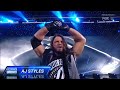 AJ Styles (New Theme Song) Entrance - WWE SmackDown, April 12, 2024