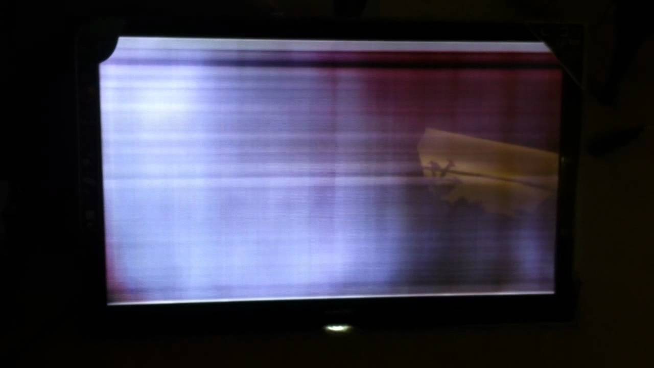 Samsung LED TV 46 Screen Problem 2 - YouTube