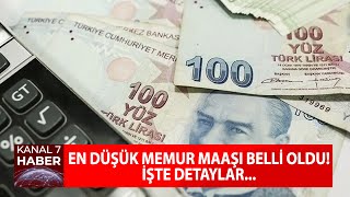 En Düşük Maaşı Belli Oldu İşte Detaylar...