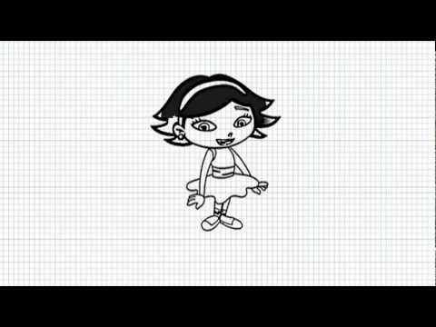 How to Draw June from Little Einsteins Cartoon Series - Video - Little ... How to Draw June from Little Einsteins Cartoon Series - Video - Little ...