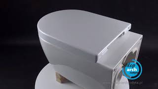 Унитаз подвесной BOCCHI Venezia Rimless WC с крышкой soft close