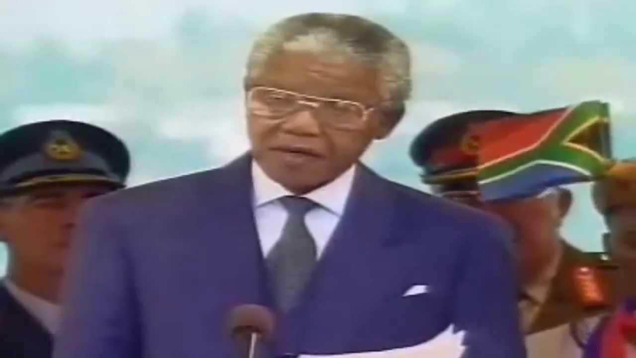 Nelson mandela inaugural speech pdf picture