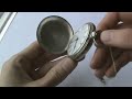 Antique Chinese ''Crab Tooth'' Duplex Pocket Watch