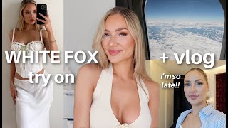 white fox try on haul + valentine’s event vlog!
