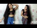 MsRapunzel | Indian Rapunzel styles same top with modern and traditional outfits