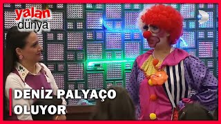 Deniz Palyaço Oluyor - Yalan Dünya 76.Bölüm