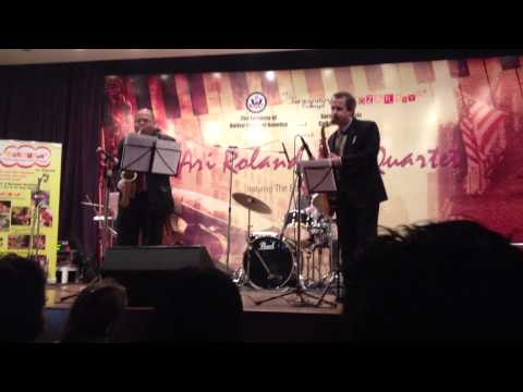 Tum Bin Jaun Kahan by Ari Roland Jazz Qartet Saraswati Music...