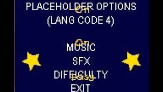 Unused Game Content Placeholder Option Menu - Tweenies Doodles Bones 12 Gbc