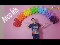 ARCO IRIS DE BALÕES-ARTE COM BALÕES-BALLOON RAINBOW