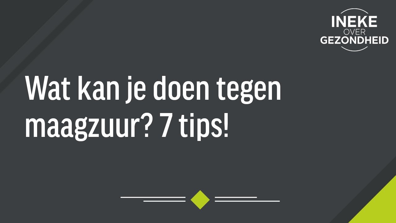 middeltjes tegen maagzuur