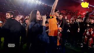 Mauro İcardi ve Simge - Aşkın Olayım Düeti  Galatasaray Şampiyonluk Kutlaması #i