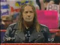 WWE Raw 1/4/10 Bret Hart Returns to confront Shawn Michaels (Part 1)