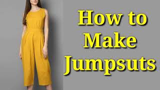 Simple Jumpsuit kase banaye | Jumpsuit बनाने का सरल तरीका सीखें |