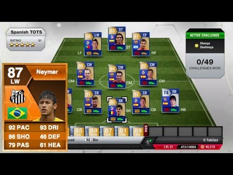Can we smash 1500 likes for another video... â–» Follow me on twitter to help me pick new players for the squad in future episodes - http://www.twitter.com/To... FIFA 13 - 5 x 25k TOTS PREMIUM GOLD JUMBO PACK - GIVE US MOTM NEYMAR!