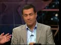 Christopher Hitchens gives Bill Maher's crowd of leftist automathons a well-deserved finger