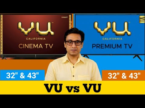 VU Cinema vs VU Premium 32 INCH & 43 INCH COMPARISON🔥🔥