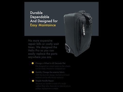 StrongBags Helix Pro Flight Crew Luggage Roller