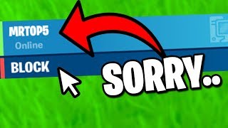 Why I Blocked My Best Friend Over Fortnite..