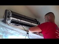 Deep cleaning Fujitsu mini split heat pump
