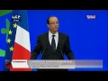 François Hollande : "L'enjeu est de faire de la France la nation de l'excellence environnementale."