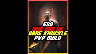 ESO Stamina Dragon Knight One Bar Fist | High Aisle |Bare Knuckle Dk Pvp Build #eso #dragonknight