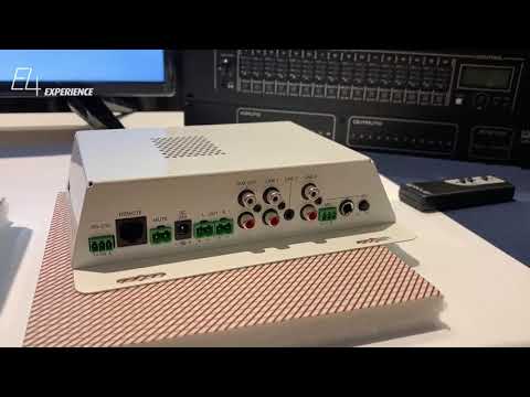 E4 Experience: Ecler Shows CA120 Audio Amplifier with RS232, IR Receiver and 0-10 VDC Remote Port