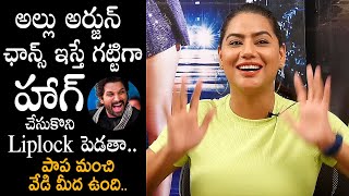 Streetlight Movie Heroine Tanya Desai Want To Kiss Allu Arjun Movie Blends