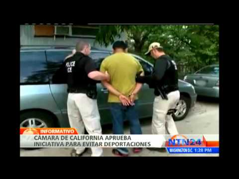 Cámara Baja de California EE.UU. aprueba acta de confianza para limitar deportación de inmigrantes Cámara Baja de California EE.UU. aprueba acta de confianza para limitar deportación de inmigrantes
