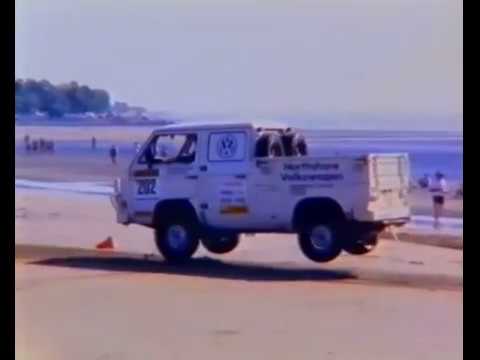 Syncro VW 16 RHD 4WD's competing in the 1990 Australian Safari