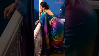 Desi Aunty Look Saree Fashion Vibes