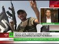 Video Syria CIVIL WAR - OBAMA signed SECRET order allowing CIA to HELP REBELS