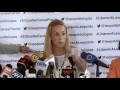Lilian Tintori denuncia violacion de DDHH a su esposo Leopoldo Lopez